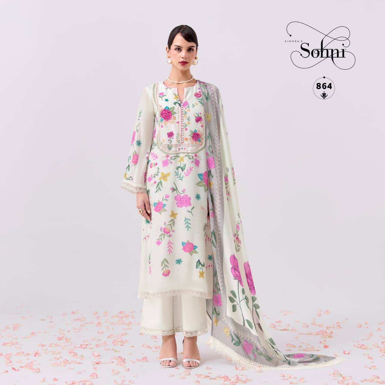 VALLEY By Kimora Suit Stylish Beautiful Colourful PREMIUM PURE COTTON Dresses At Wholesale Price